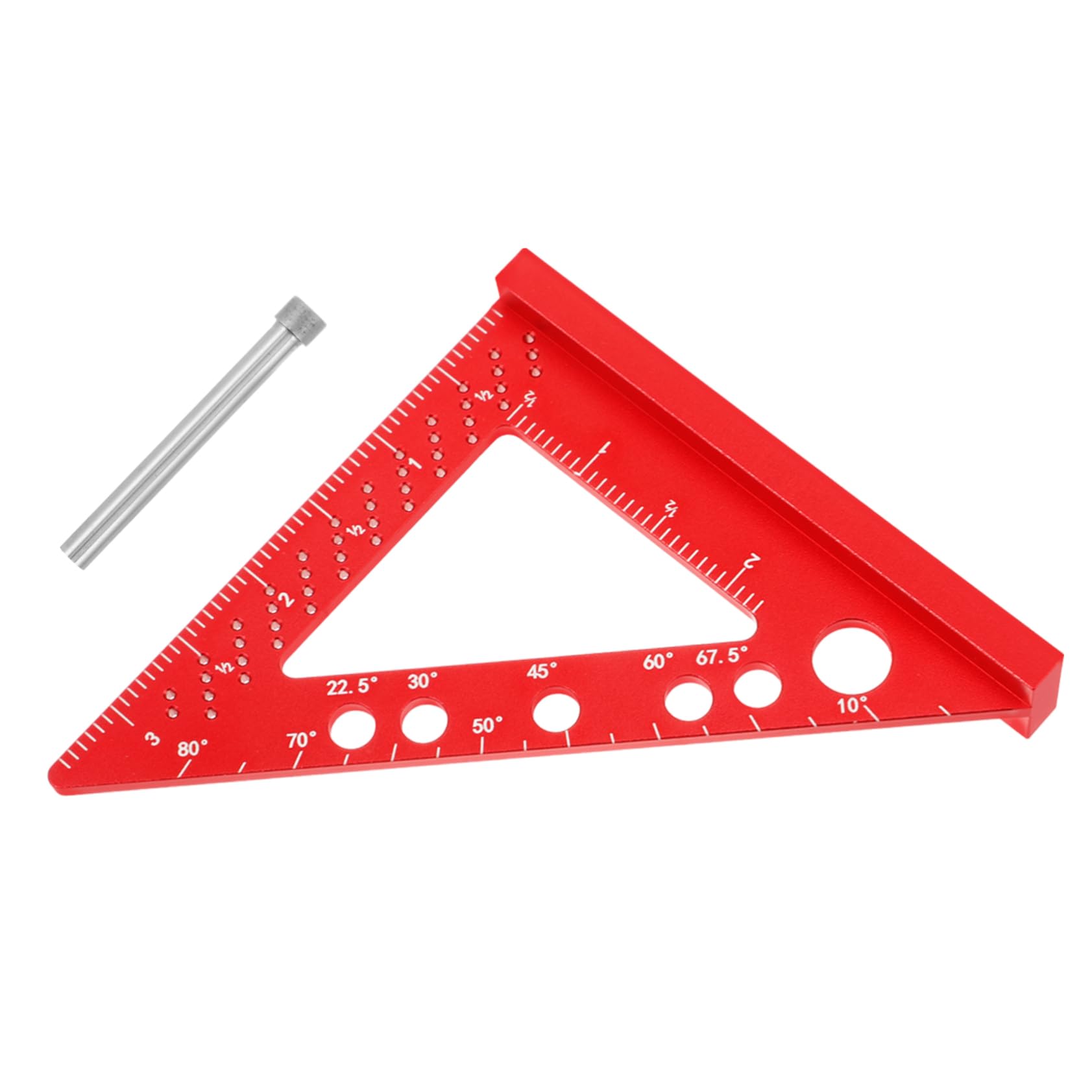 Housoutil 3 Pezzi Righello Quadrato Per Carpenteria Righello Di Misurazione Per La Lavorazione Del Legno Triangolare Da Disegno Di Misurazione In Strumento