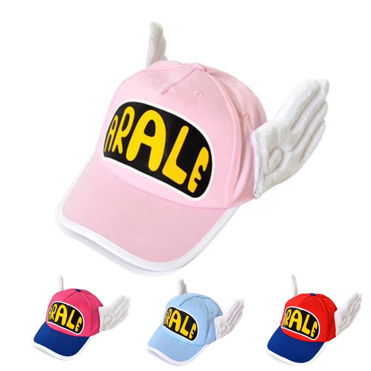Amazon.co.jp: アラレちゃん 帽子 コスプレ アラレ グッズ 仮装用 