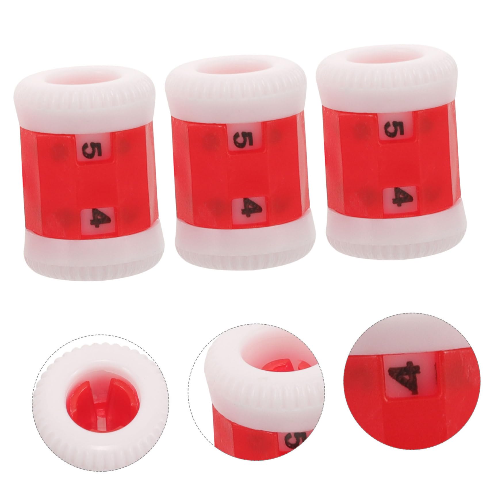 SEWACC 100 Stk Diy Häkeltheke Nadelstrickzähler Häkeltheke Für Flexible Stricktheke Flexibler Stichzähler Diy Stricktheke Maschenzähler Zum Stricken Plastik Rot