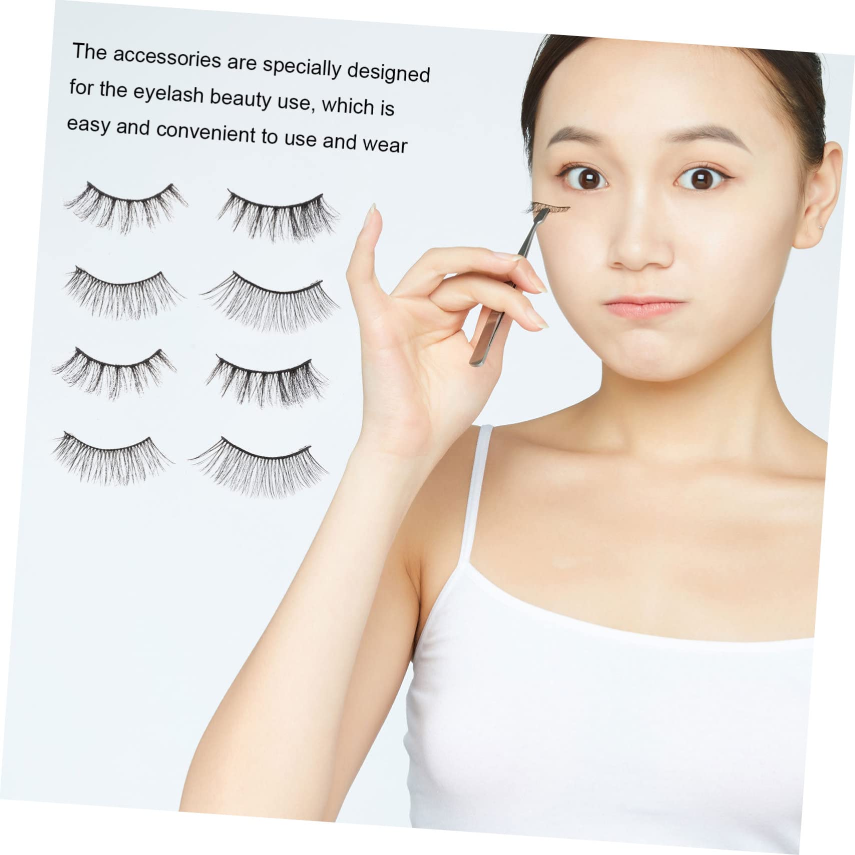 Beavorty 60paare Natürliche Fake Wimpern Flauschige Und Wiederverwendbare Wimpern Für Make-up Für Hochzeiten Fotoshootings Und Täglichen Gebrauch