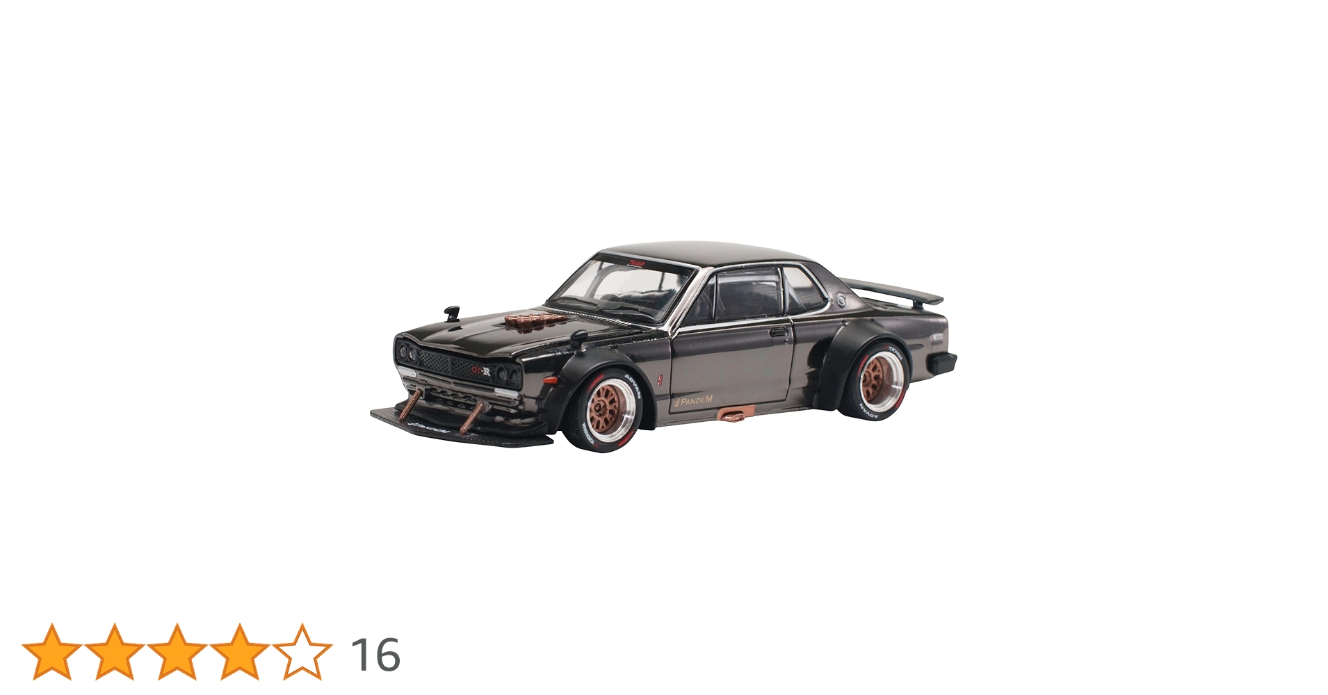 Amazon | POP RACE 1/64 SKYLINE GT-R V8 DRIFT (HAKOSUKA) DARK