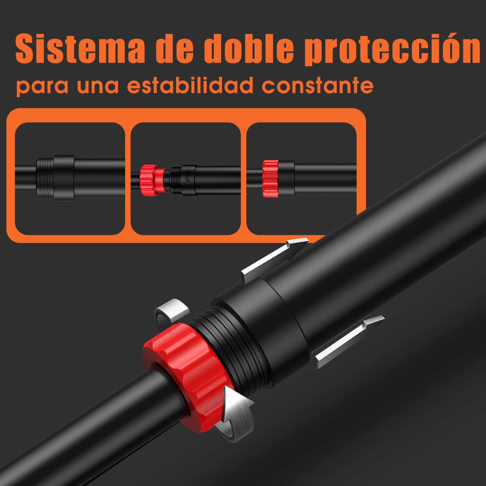 DH FitLife Barra de dominadas para marco de puerta sin tornillos | Pull Up Bar Doorway para enroscar | entrenador de espalda para puerta 72-92 cm | con nivel de burbuja