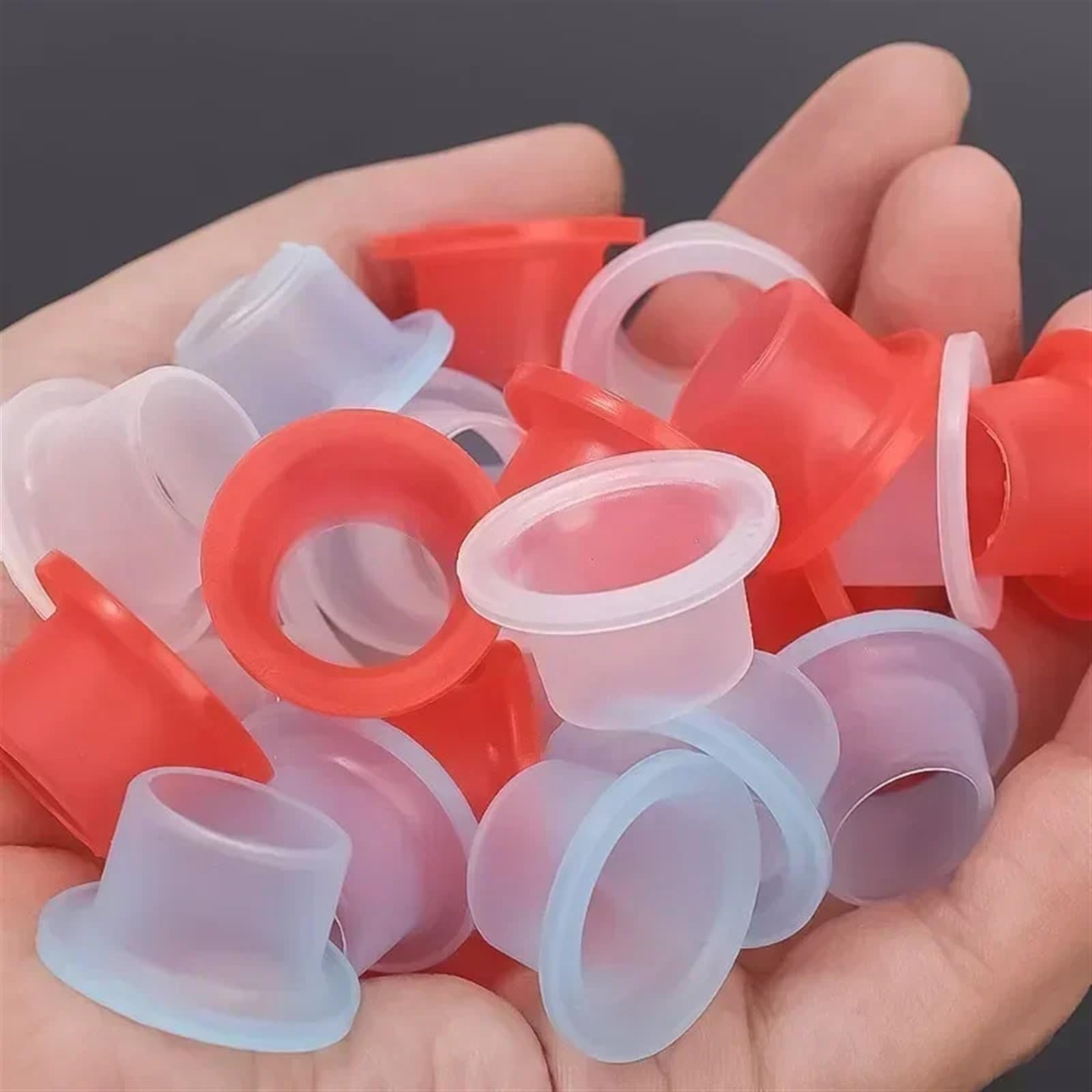 Junta de sellado a prueba de fugas for grifo, arandela de sellado de manguera de tubo de goma, junta de silicona for enchufe de plomería, prevención de fugas, 60/10 Uds.(B Blue,60PCS)