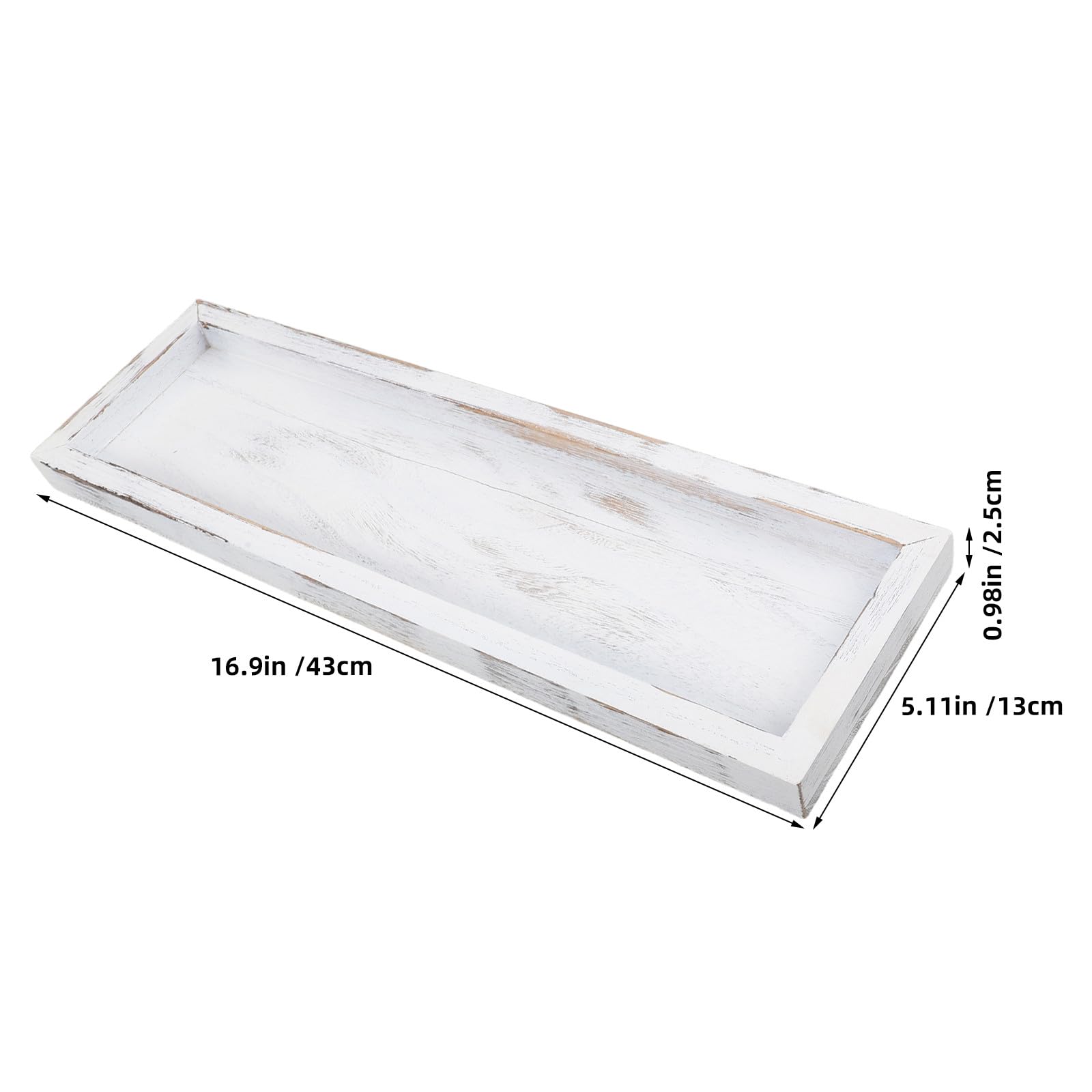 Healeved 2 bandejas de Madera para Velas: Bandeja de Madera de 43 cm para decoración del hogar, Platos para Velas cilíndricas, Platos para centros de Mesa para decoración de mesas de Boda.