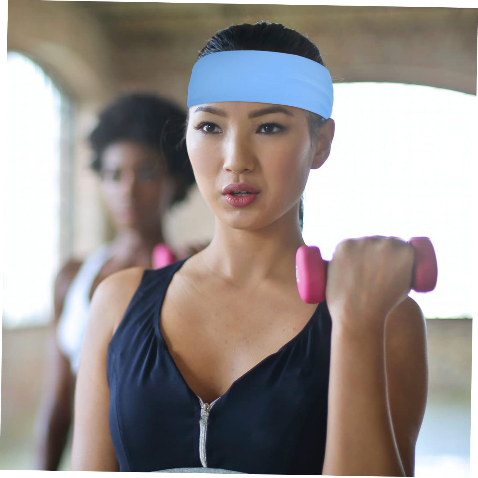 GALPADA 12pezzi Fasce Sportive Traspiranti Per Uomo e Donna Teste Assorbenti Per Allenamento Yoga Corsa e Attività All Aperto Di Fasce Elastiche