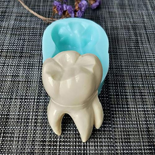 QT0144 Tooth shape silicone mold tooth soap mold DIY handmade soap making mold candle silicone mold resin clay mold