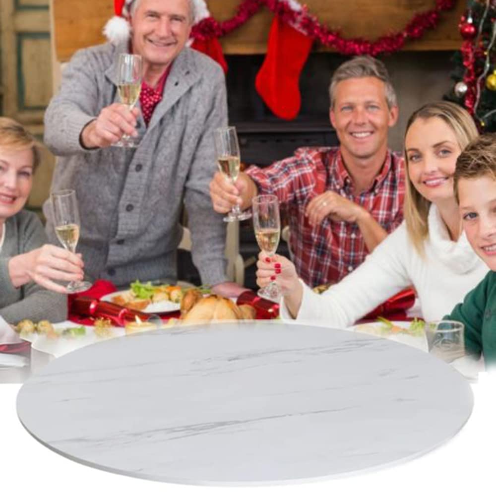 Premium houten draaiplateau, 60 cm, voor eettafel, 360