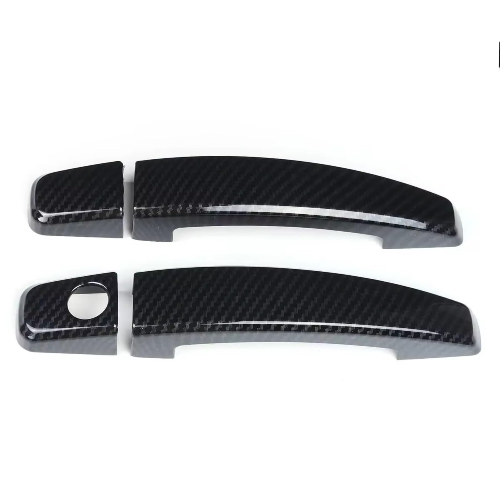 JJRFVBGT Door Handle Trim Compatible with Chevy for Camaro 2010 2011 2012 2013 2014 2015 ABS Styling Black Accessories Exterior Door Handle Housing