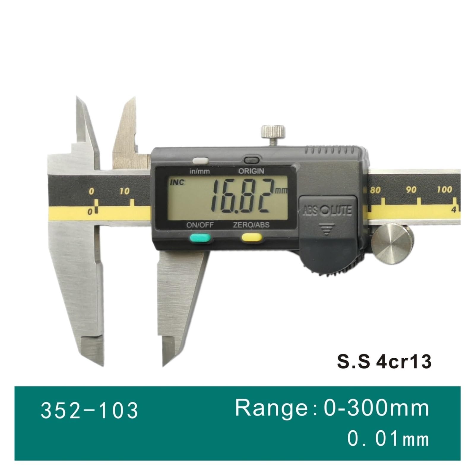 Suwmiarka Cyfrowa Ze Stali Nierdzewnej 150mm 200mm 300mm Jakość Przemysłowa Typ Elektroniczna 6 "8" WyraźNy łAtwy Do Odczytania(352-103 300mm)