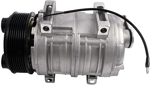 Solarhome Compresor AC de 12V 75R89302 240-9704 con embrague PV8 compatible con Sanden Flex 4028 4310 4420