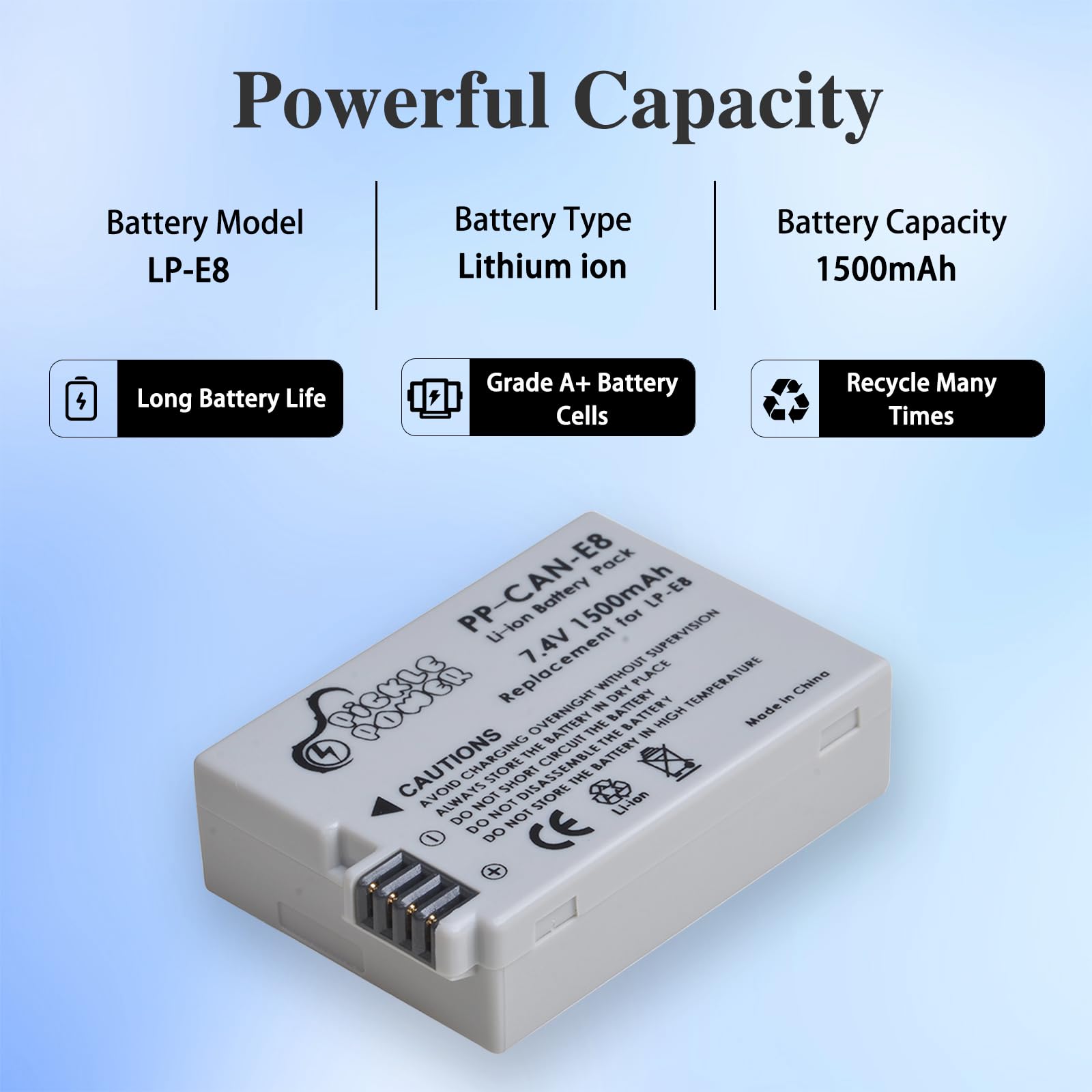 Kit Baterias Cargador Rapid Dual Rebel T3i T5i 700d Kit Batería LP