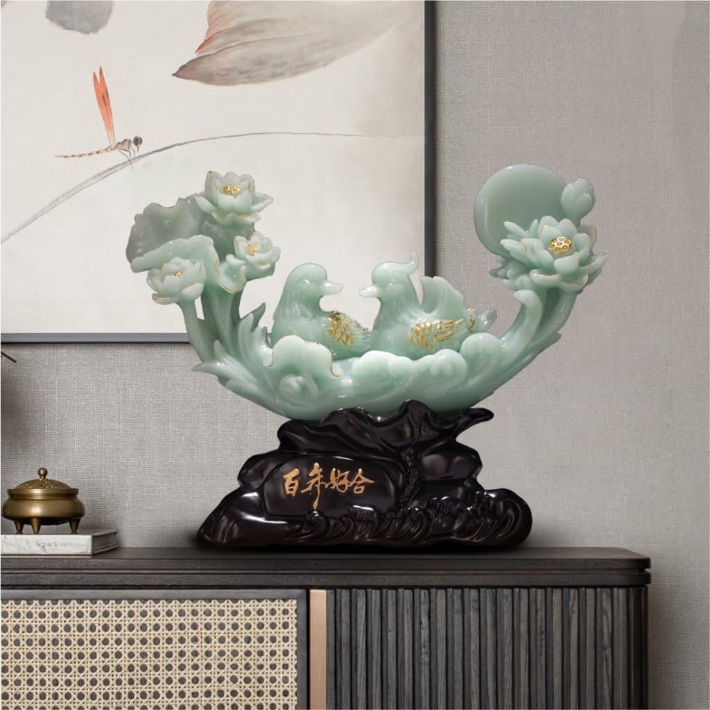 Dekoracja biurka Ceramiczne Ozdoby Yuanyang, Ozdoby stołowe do sypialni, Produkty ekspozycyjne do szafek wejściowych, ozdoby na recepcję hotelową Rzeźby Wystrój domu