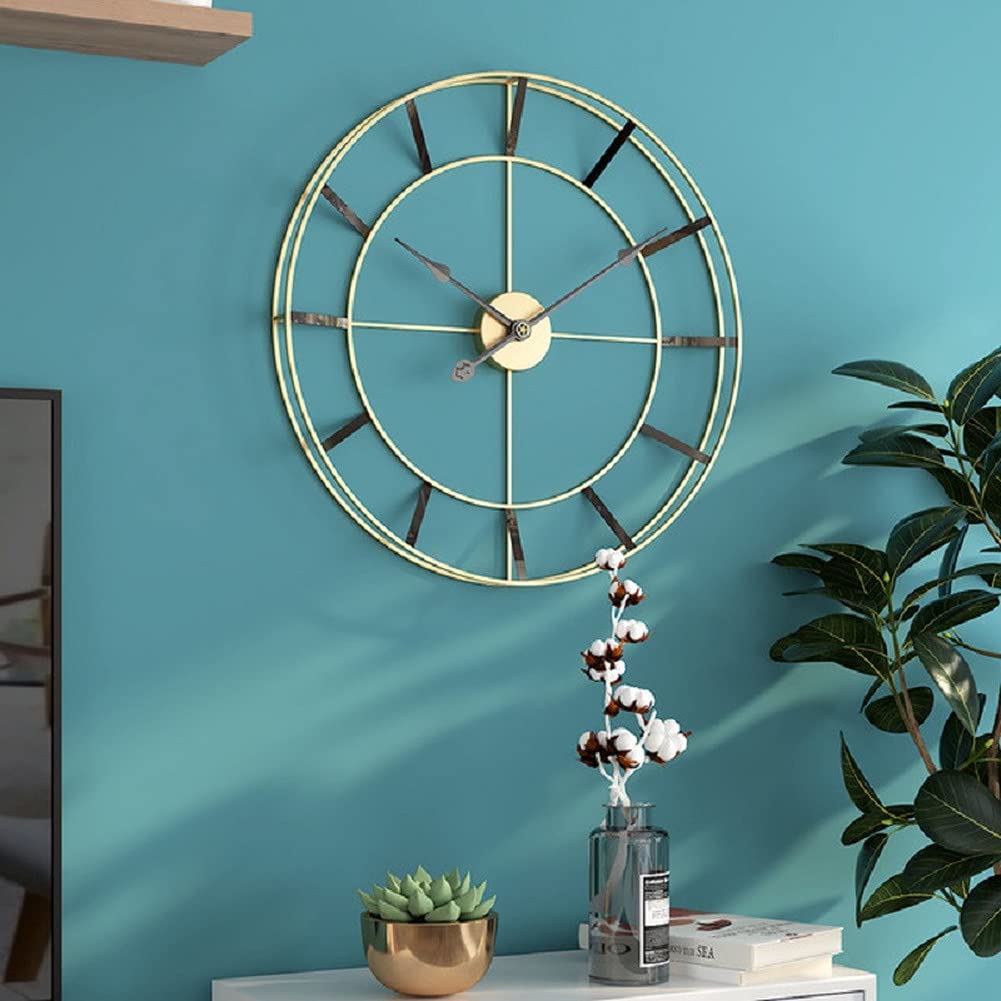 Goudkleurige - 60 cm - Ronde - Grote - Klokken kopen? | Korting tot