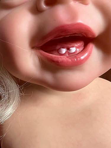 Miniatura 6 de RXDOLL Muñecas de bebé realistas Reborn de silicona de cuerpo completo de 22 pulgadas, rubias, muñecas de bebé realistas con peso real, muñeca de