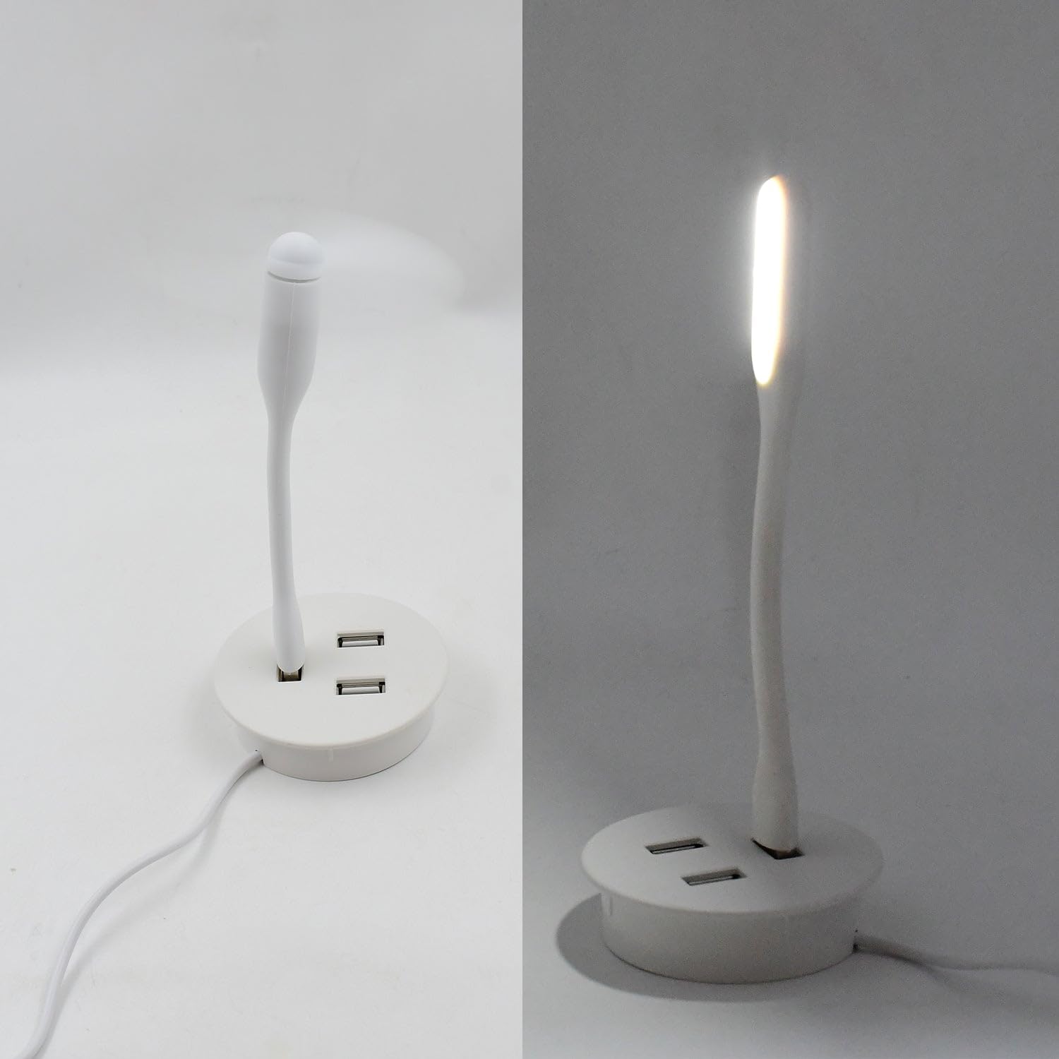 portable mini usb fan, usb ligh & usb 3 hub/port combo
