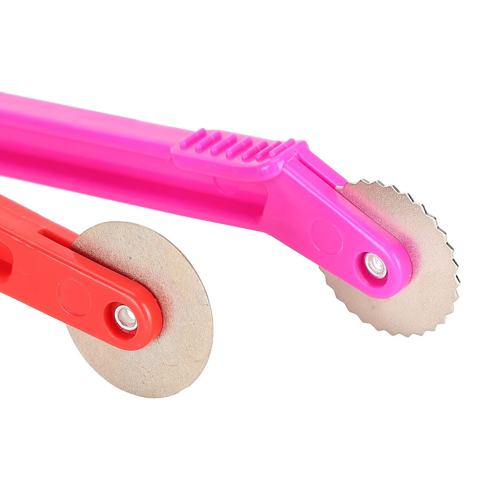 Tracing Wheel, 2 Pieces Smooth Tracing Wheel Serrated Overstitch Marker Professional Stitch Marking Spacer for Sewing Patterns Making Delicate Fabrics