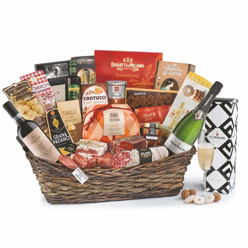 Cesto Gastronomico Natalizio SELEZIONE 23 pz.