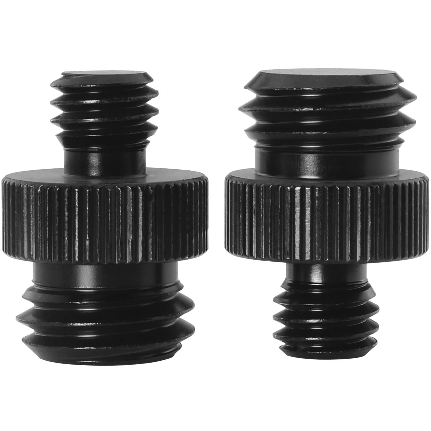 3/8Inch Male to 5/8Inch Male Threaded Tripod Screw Adapter LUORNG 2PCS 3/8 to 5/8-11 Double Sided Standard Mounting Thread Converter for Camera Cage