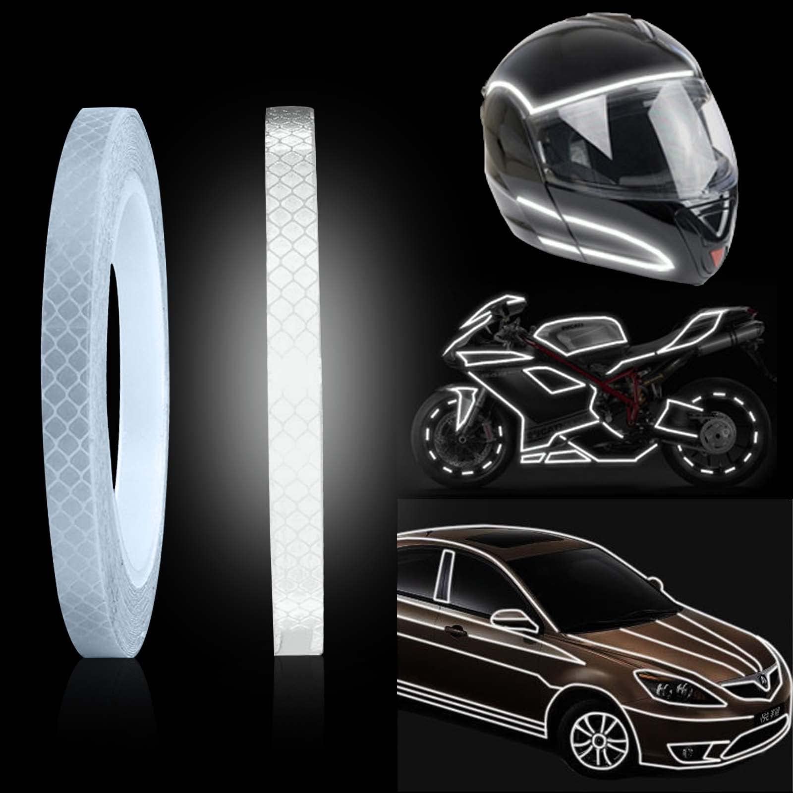 Reflective Tape, Reflective Stickers Reflective Waterproof Tape Security Marking, Self Adhesive Reflective Safety Warning Tape for Vehicles Outdoor Clothing Bikes Helmets
