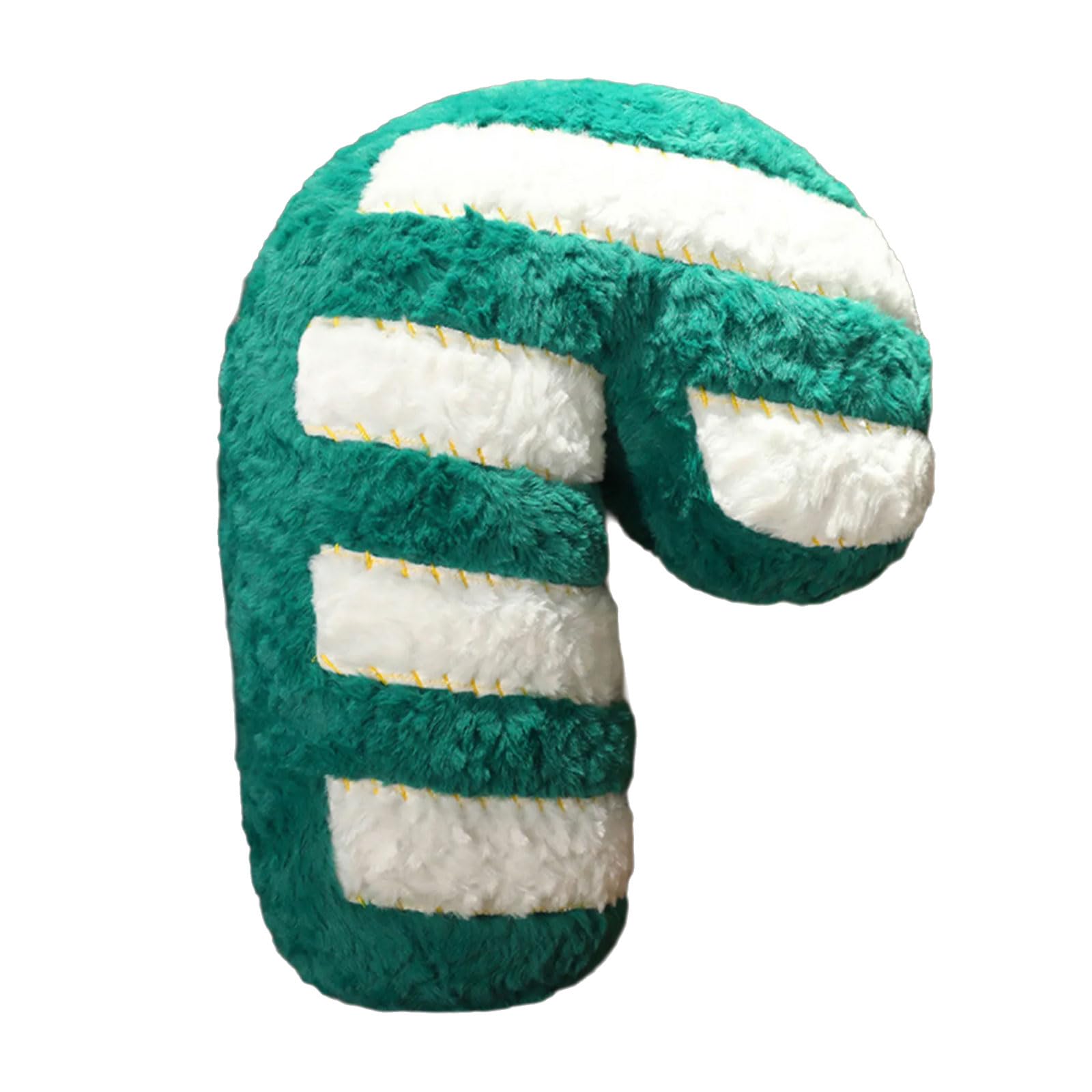 Tsophreniq Candy Cane Green Christmas Throw Pillow Soft Cushion Throw Cushion For Room Decoration Colored Candy Cane, Snowman Tree Reindeer Decorative Pillow