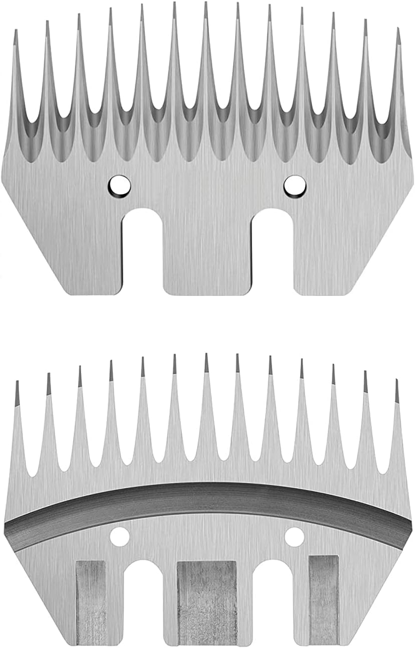 13-Tooth Sheep Shears Replacement Blades Shearing Blades Detachable Animal Trimmer Shears Blades