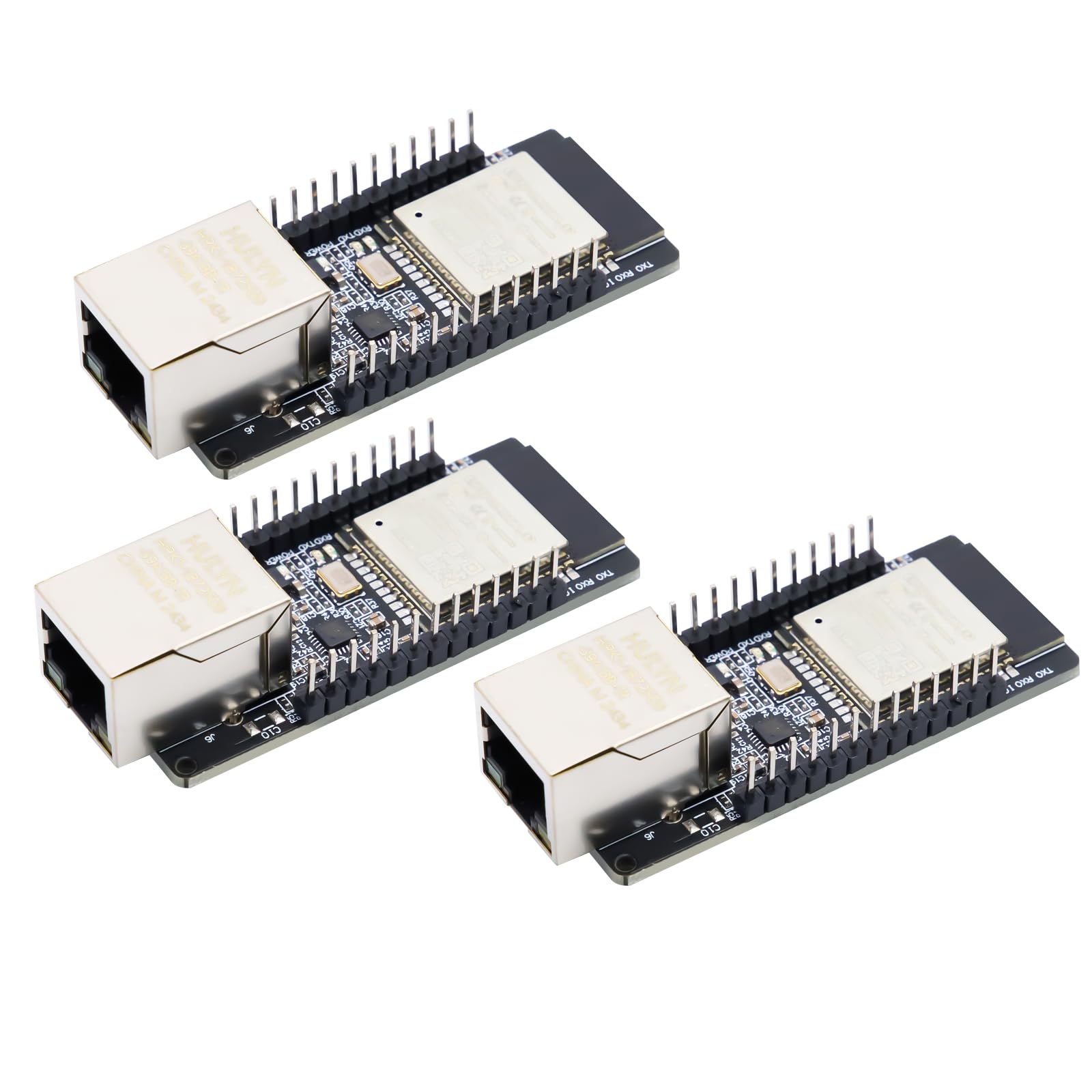 3 pezzi WT32-ETH01 ESP32 ethernet porta seriale integrata Bluetooth + modulo WiFi Combo Gateway