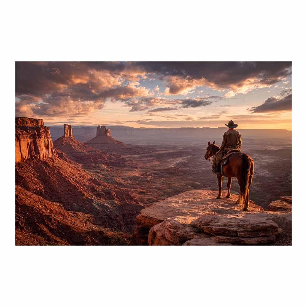 HOQIU Landscape wall art Pixels Art Garden canvas art, art print, house decor, bedroom wall decor above bed, prints for living room.(Multicolor)-70x100cm Unframed