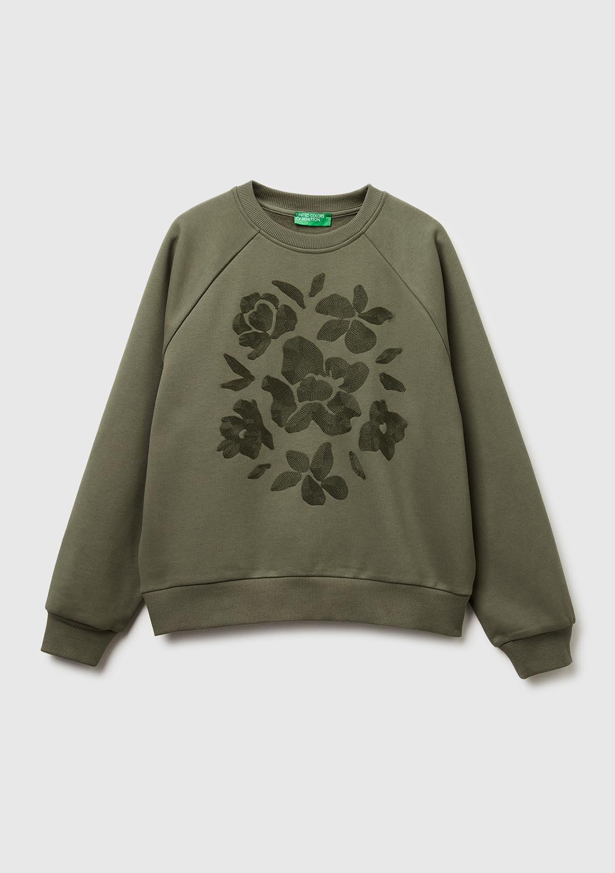 United Colors of Benetton Maglia G/C M/L 3mtzd10b6 Felpa con Cappuccio Donna (Pacco da 1)