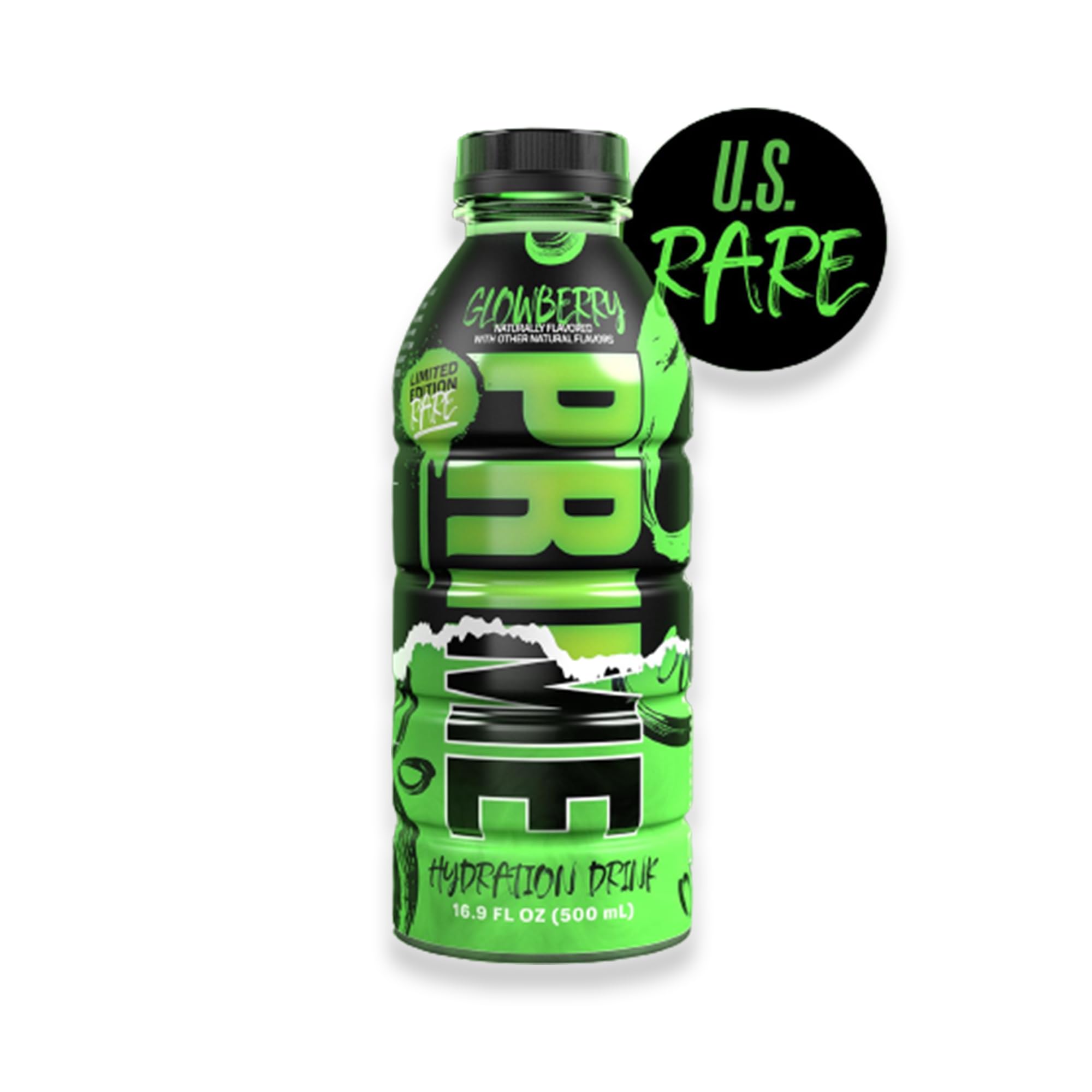Glowberry Limited edition Rip Split Bottle Drink By Logan Paul & KSI (500ml) - US Import