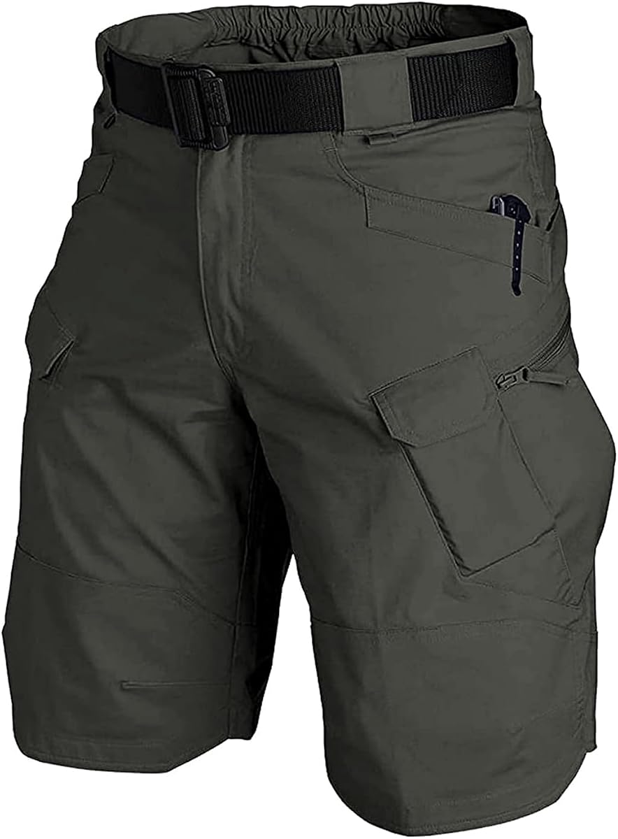 Pantalones cortos cargo de senderismo para hombre Pantalones cortos tácticos ligeros para trabajo al aire libre