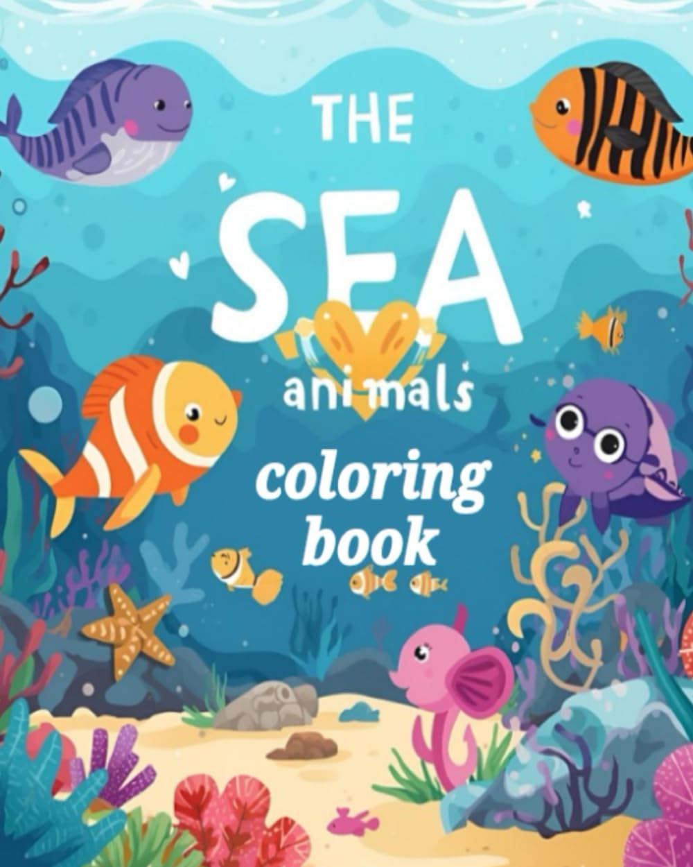 Ocean coloring book (Tiny artists)