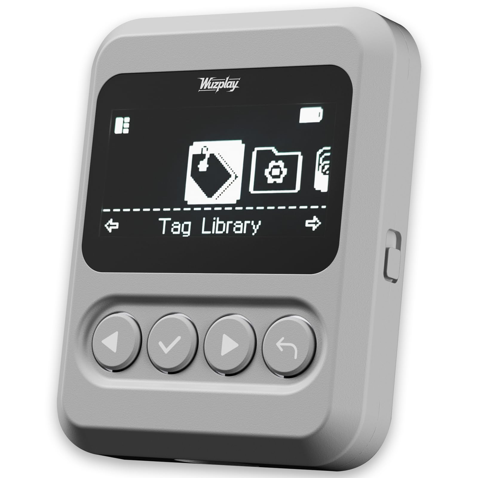 NFC-Emulator, kompatibel mit Switch 1 & 2 und NFC-fähigen Geräten, 3,91 cm (1,54 Zoll) OLED-Bildschirm, einfache Bedienung, NFC-Tags-Tool, speichert über 3000 NFC-Dateneinträge, unbegrenzte
