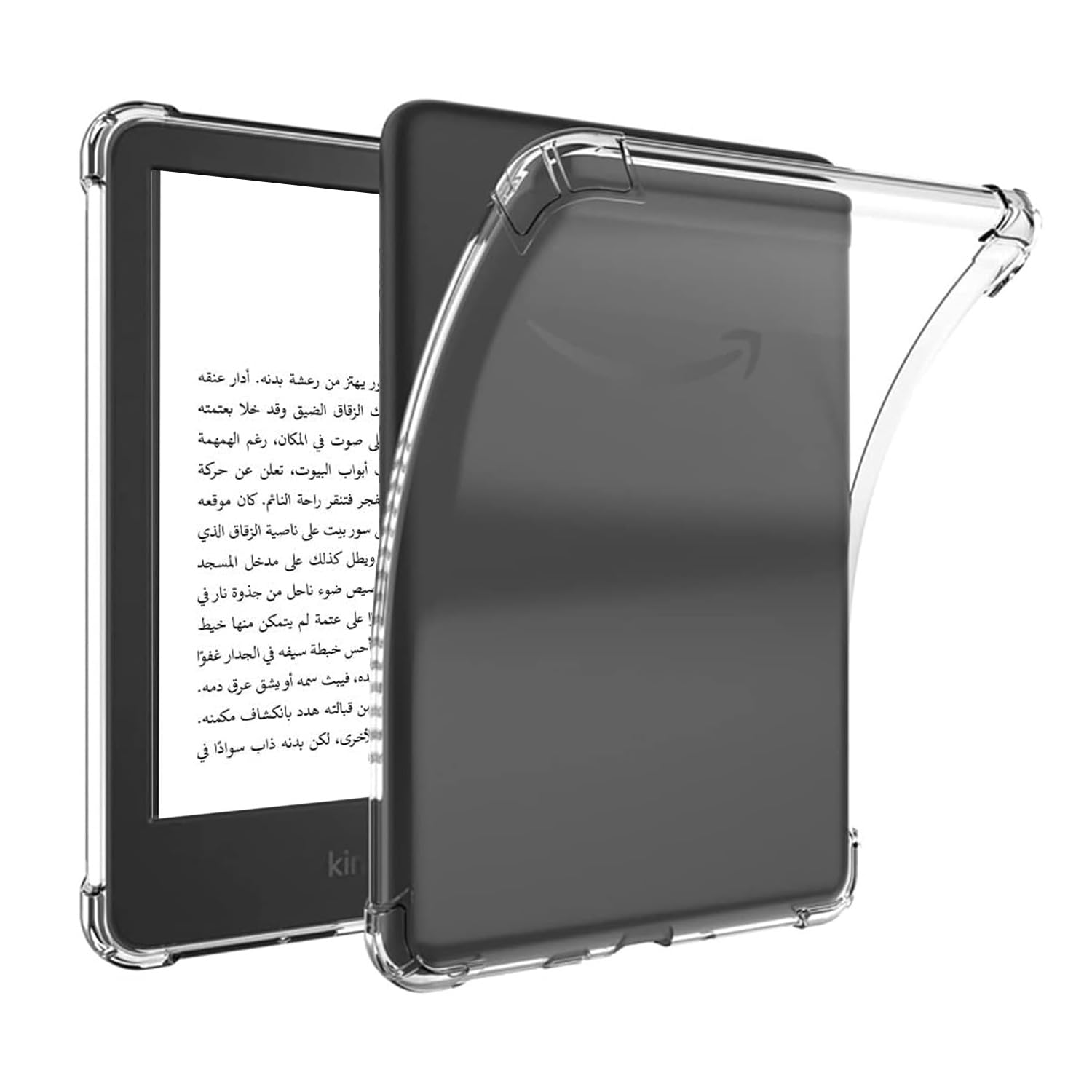 T Tersely Crystal Clear Case Cover for All-New Kindle 11th Generation 2024/2022 Release, 6 inch, Shockproof Thin Silicone Case (Transparent)