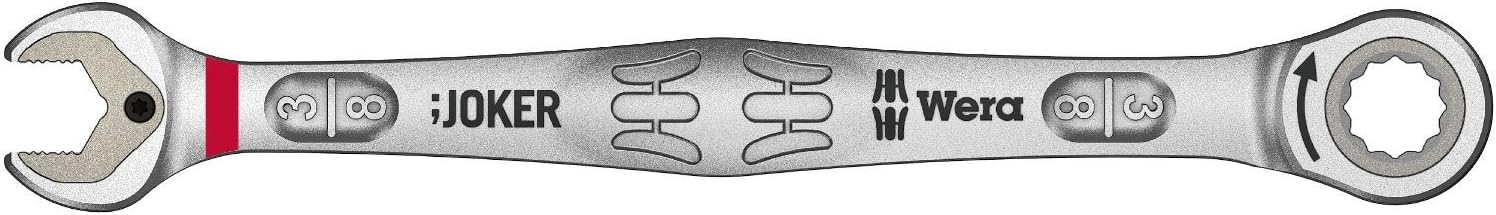 Wera - 5073281001 4013288167361 Ratcheting Combination Wrench Joker 3"/8x159mm, Multi