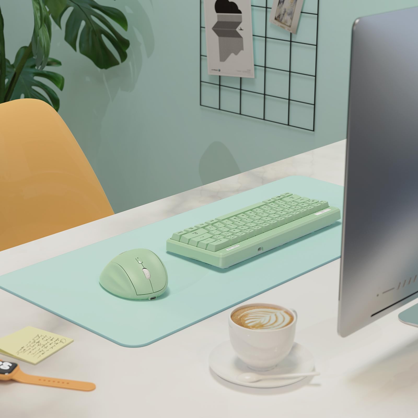 MICROPACK Digitally Yours Ratón ergonómico recargable, verde
