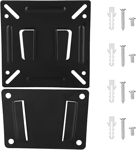 Miniatura 6 de ZJchao TV Wall Mount Bracket Heavy Duty Universal Aluminum Alloy Flat Panel LCD TV Wall Mount for 14 24 Inch Screens Home Office Mounting Kit