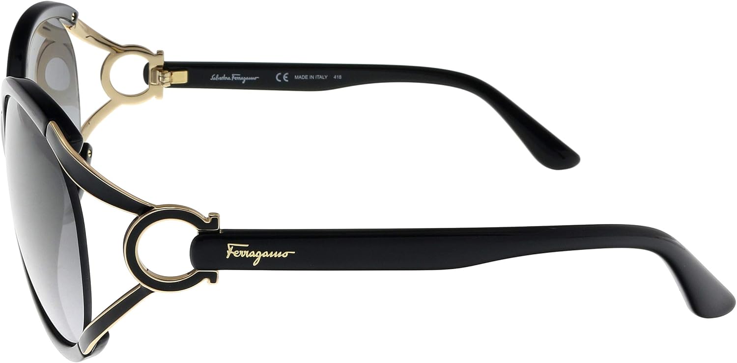 Salvatore Ferragamo Sunglasses SF600S 001 Black 61 14 130, 61mm