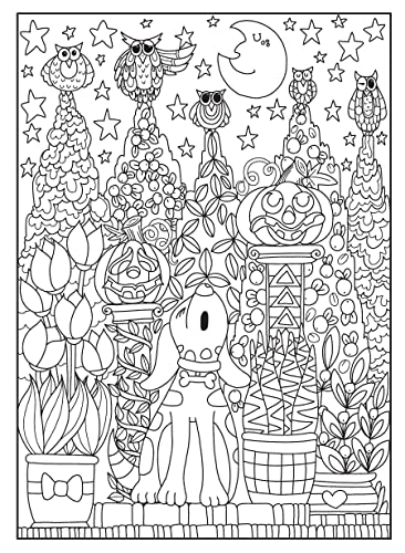 Creative Haven Adorable Dogs Coloring Book