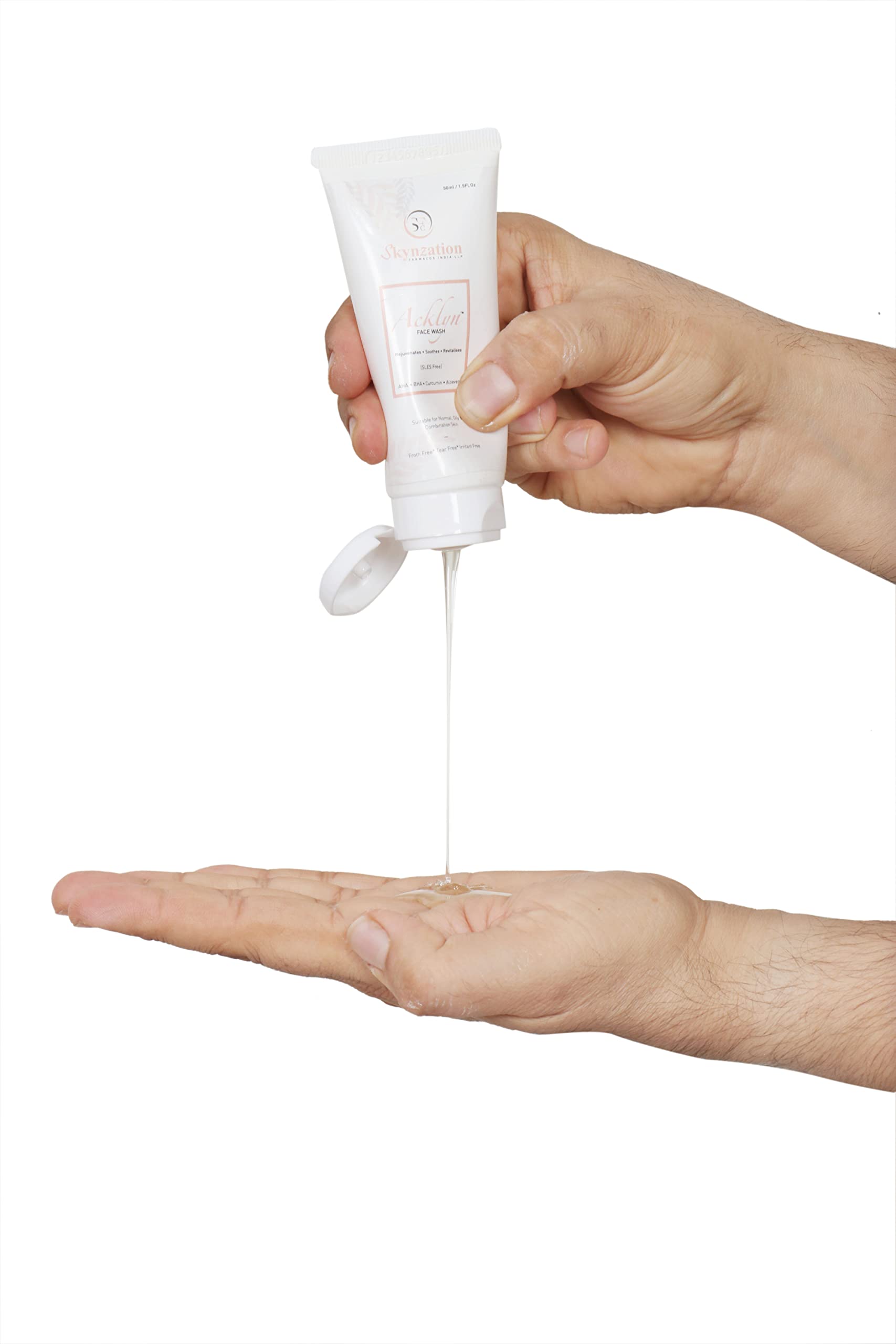 ACKYN Face Wash Gel; for Oily to Combination Skin; SLES Free; 50ml