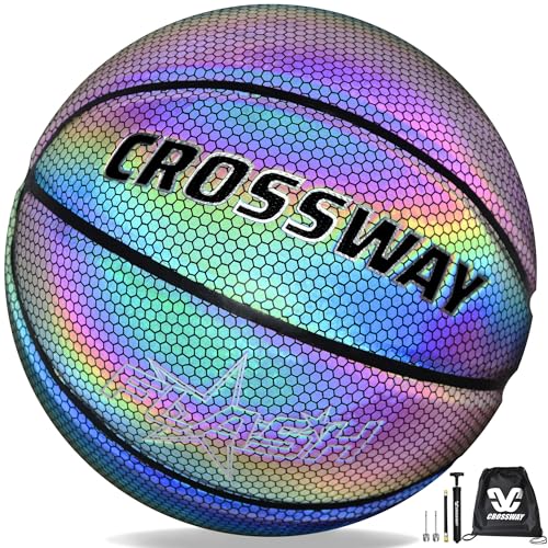 MAIBOLE Crossway Evolution Balón de Baloncesto Reflectante Holográfico - Talla 6 -...