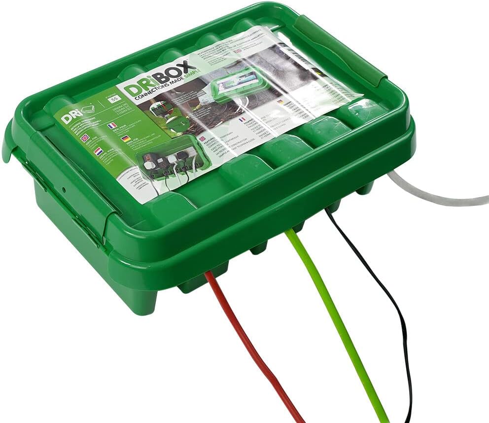 DriBox FL1859285IIG IP55 Medium Weatherproof Box Green by DriBox