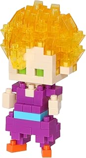 Nanoblock - Son Gohan Super Saiyan [Dragon Ball Z], Character Collection Series Building Kit, 130