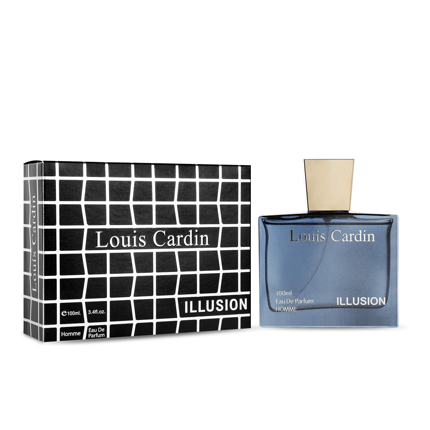 Louis CardinIllusion Eau De Parfum For Men || 100ml || Strong & Long Lasting Fragrance | Gift for Him