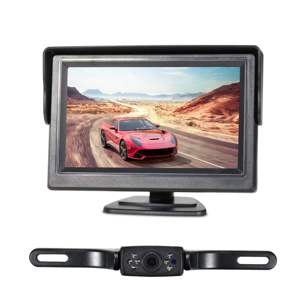 Buy Mshyet Wired Backup Camera System Kit 5 inch Monitor HD LCD