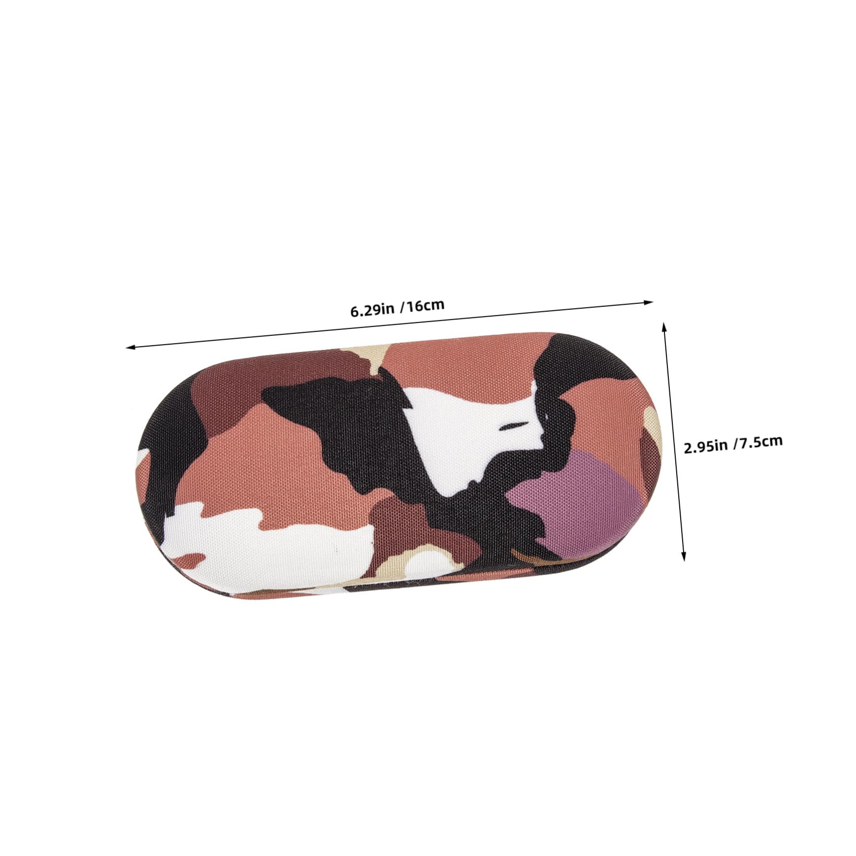 2ensembles Étui à Lunettes Rigide Boîte de Rangement pour Lentilles Invisibles Étui à Double Compartiment Portable pour Voyage et Quotidien