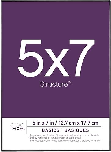 Vista 2 de Paquete de 6: Marco Negro, Basics by Studio Décor®