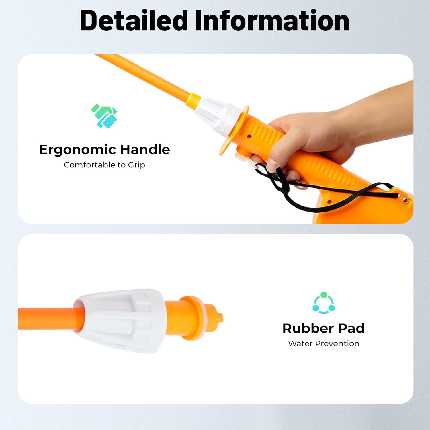 Rechargeable Livestock Prod, 21.65Inch Waterproof Cattle Prod for Cows, Electric Livestock Cattle Pig Prod Shock Safety Prodder