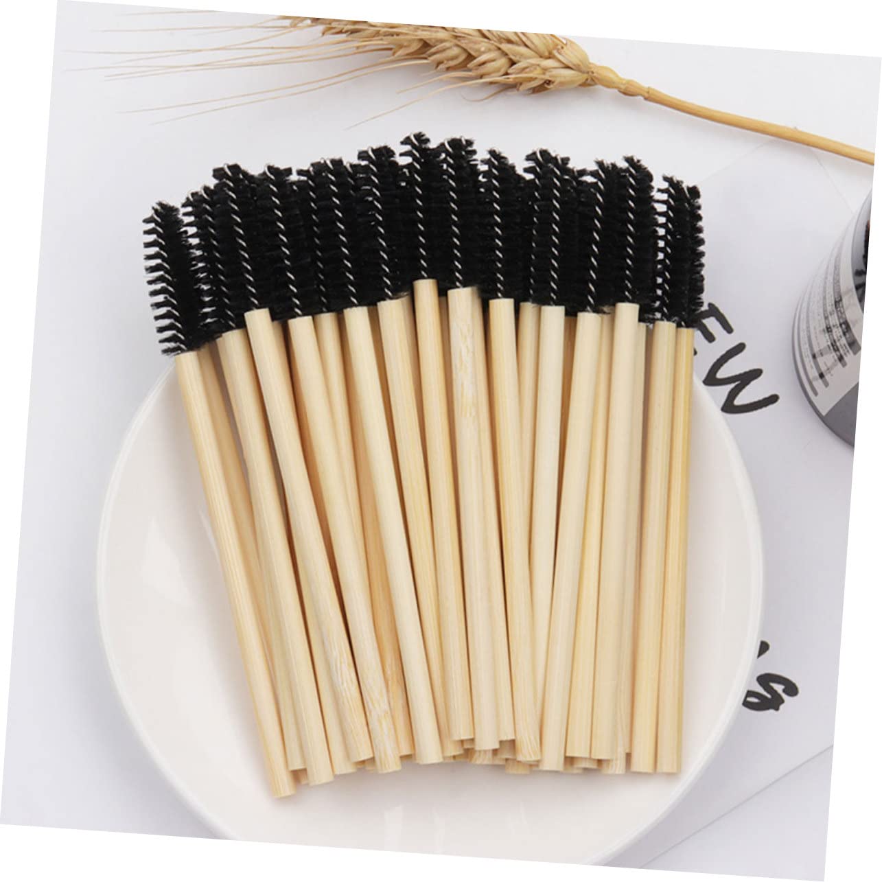 100pcs Mascara Brush Applicators Disposable Eyelash Brush Mascara Wand Makeup Tools