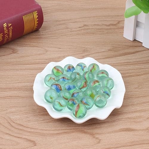 Miniatura 6 de 20 piezas de canicas de vidrio juego de rebote juguetes que rebotan, bola de vidrio para decoración de peceras