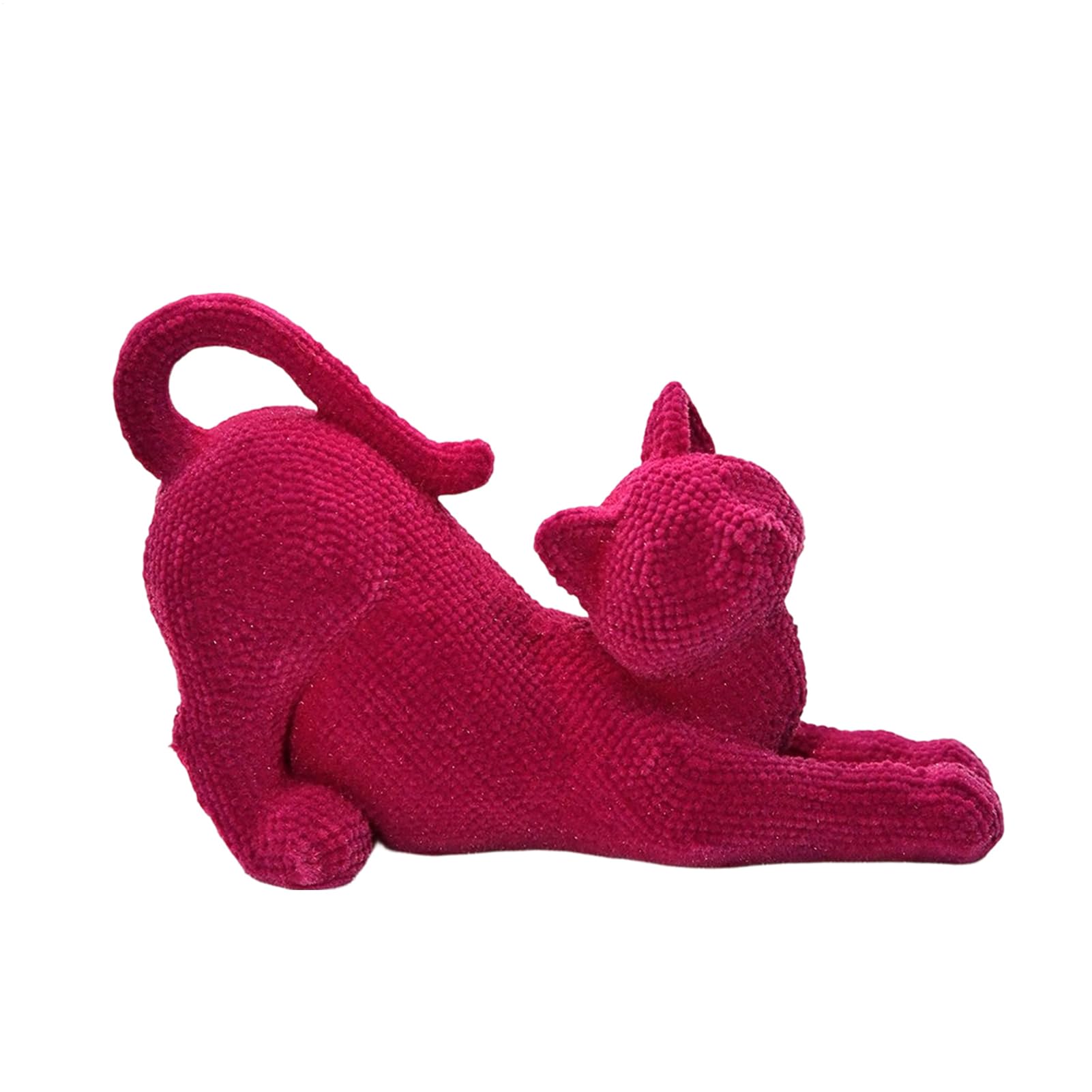 Figurines de chat pour décoration d'intérieur moderne et ornement de table basse